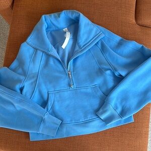 Lululemon Half Zip Funnel Neck Scuba